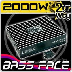 Bass face db1.2 ampli mono classe d 1250 watt rms