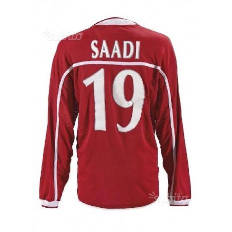 Maglia calcio Perugia indossata Saadi Gheddafi