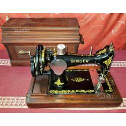 Antica macchina da cucire Singer 128k Del 1918